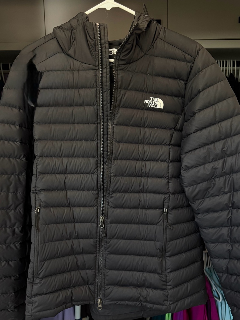The North Face Black - Women’s Classic Down Hooded Jacket - Picture 1 of 10